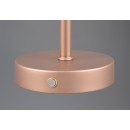 Trio R59151165 LED-Tischleuchte Jeff 1x1,5W | 150lm | 3000K | IP20 - 4-stufige Touchfunktion, Batteriebetrieb, USB-C Betrieb, Kaffee