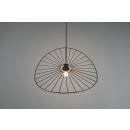 Trio R31451032 Pendelleuchte Chapeau 1x40W | E27 | IP20 - höhenverstellbar, mattschwarz