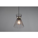 Trio R31531080 Pendelleuchte Stab 1x40W | E27 | IP20 - höhenverstellbar, gold/schwarz