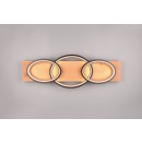 Trio 641110332 LED-Deckenleuchte Barca 1x40W | 4700lm | 3000K | IP20 - 3 Stufen Dimmschalter, mattschwarz