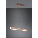 Trio 343310365 LED-Pendelleuchte Helios 1x48W | 5800lm | 2700-6500K | IP20 - Touchfunktion mit 4 Stufen, Lichtrichtung nach oben und unten, höhenverstellbar, variable Breiteneinstellung, Lichtfarbe stufenlos oder in einzelnen Stufen einstellbar