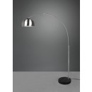 Trio 411700107 Stehleuchte Argentinien 1x60W | E27 | IP20 - Fußschalter, Nickel matt