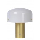 Lucide 05539/01/02 Timon 1x25w Tischlampe E27 - Messing, Glas, dimmbar