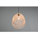 Trio R31131036 Pendelleuchte Rike 1x40W | E27 | IP20 - höhenverstellbar, Rattan