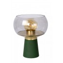 Lucide 05540/01/33 FARRIS dekorative Tischlampe H280mm | 1xE27 - grün, Rauchglas
