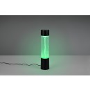 Trio R50751032 LED-Tischleuchte Tornado 1x9W | 0lm | RGB | IP20 - Farbwechsel, Schalter an der Struktur, mattschwarz
