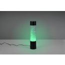 Trio R50871032 LED-Tischleuchte Glitter 1x9W | 0lm | RGB | IP20 - Farbwechsel, Schalter an der Struktur, mattschwarz