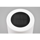 Trio R54076101 LED-Solar-Tischleuchte Silva 15lm | 3000K | IP44 - Akkubetrieb, USB-C Anschluss mit Ladefunktion, Schalter am Aufbau, weiß