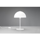 Trio 506290131 Tischleuchte Nola 1x40W | E27 | IP20 - Kabelschalter, mattweiß