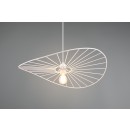 Trio R31451031 Pendelleuchte Chapeau 1x40W | E27 | IP20 - höhenverstellbar, mattweiß