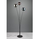 Trio R41303017 Stehleuchte Sheldon 3x10W | E14 | IP20 - Fußschalter, mehrfarbig/schwarz