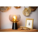 Lucide 05540/01/30 FARRIS dekorative Tischlampe H280mm | 1xE27 - schwarz, Rauchglas
