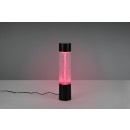 Trio R50751032 LED-Tischleuchte Tornado 1x9W | 0lm | RGB | IP20 - Farbwechsel, Schalter an der Struktur, mattschwarz