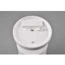 Trio R54076101 LED-Solar-Tischleuchte Silva 15lm | 3000K | IP44 - Akkubetrieb, USB-C Anschluss mit Ladefunktion, Schalter am Aufbau, weiß