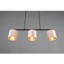 Trio 319000344 Pendelleuchte Julieta 3x40W | E14 | IP20 - schwarz, beige