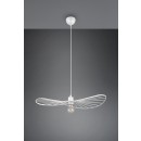 Trio R31451031 Pendelleuchte Chapeau 1x40W | E27 | IP20 - höhenverstellbar, mattweiß