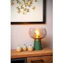 Lucide 05540/01/33 FARRIS dekorative Tischlampe H280mm | 1xE27 - grün, Rauchglas
