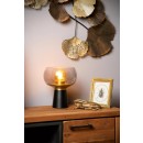 Lucide 05540/01/30 FARRIS dekorative Tischlampe H280mm | 1xE27 - schwarz, Rauchglas