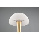 Trio R59561108 LED-Tischleuchte Canaria 1x4,9W | E14 |IP20 - 470lm | 3000K - Touch-Funktion an/aus, Messing matt, weiß