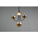 Trio 101700332 Deckenleuchte Livia 3x28W | E14 - schwarz, braun