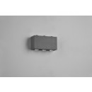 Trio 240760142 LED-Außenwandleuchte Clyde 2x3W | 300lm | 3000K | IP54 - Lichtrichtung nach oben und unten, anthrazit