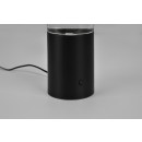 Trio R50751032 LED-Tischleuchte Tornado 1x9W | 0lm | RGB | IP20 - Farbwechsel, Schalter an der Struktur, mattschwarz