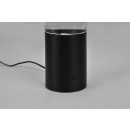 Trio R50871032 LED-Tischleuchte Glitter 1x9W | 0lm | RGB | IP20 - Farbwechsel, Schalter an der Struktur, mattschwarz