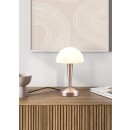 Trio R59561107 LED-Tischleuchte Canaria 1x4,9W | E14 | 470lm | 3000K - inklusive Leuchtmittel, Touch-Funktion an/aus