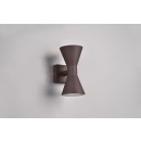 Trio 212560224 Außenwandleuchte Ardas 2x10W | GU10 | IP44 - Lichtrichtung oben/unten, rostig