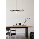 Trio R31451032 Pendelleuchte Chapeau 1x40W | E27 | IP20 - höhenverstellbar, mattschwarz