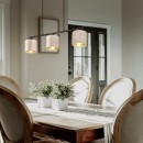 Trio 319000344 Pendelleuchte Julieta 3x40W | E14 | IP20 - schwarz, beige