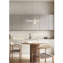 Trio R31451031 Pendelleuchte Chapeau 1x40W | E27 | IP20 - höhenverstellbar, mattweiß