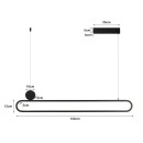Immax NEO LITE 07231L LED Pendelleuchte OVALE  | 50W integrierte LED-Quelle