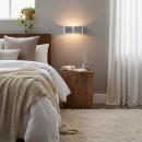 Ideal Lux 091136 Wandleuchte Clip Mini Argento 2x40W | G9 - silber