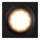 Lucide 09924/01/30 fleck Leuchte Ziva 1x5w | Gu10 | IP44 - Badezimmerleuchte, schwarz, quadratisch