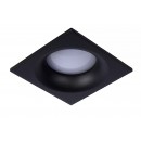 Lucide 09924/01/30 fleck Leuchte Ziva 1x5w | Gu10 | IP44 - Badezimmerleuchte, schwarz, quadratisch