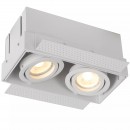 Lucide 09925/02/31 Spotleuchte Trimless 2x50w | GU10 - weiß, einstellbar, dimmbar