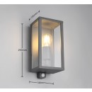 Trio T201869142 Außenwandleuchte GARONNE E27