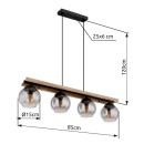 Globo 15569-4HW Pendelleuchte CONNI  E27