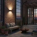 Ideal Lux 163536 Außenwandleuchte Andromeda 1x60W|E27|IP55