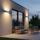 Ideal Lux 163 543 Außenwandleuchte Andromeda Grigio 2x60W | E27 | IP54 - grau