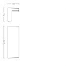 Philips 16483/93/P3 LED Außenwandleuchte Bustan 2x4,5W | 4000K | IP44