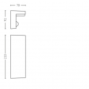 Philips 16484/93/P3 LED Außenwandleuchte Bustan 2x4,5W | 4000K