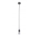 LEDKO 00411 Pendelleuchte 1x40W | E27 - schwarz