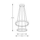 Zuma Line 003064-026645 LED Pendelleuchte BRENO integrierte LED-Quelle