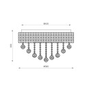 Zuma Line 003064-011586 Deckenleuchte CAPRI G9