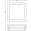 Philips 17350/93/PN Außendeckenleuchte Moonshine 2x14W| E27 | IP44
