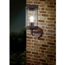 TRIO 202360124 Gartenwandleuchte Tanaro 1x40W | E27 | IP44- rotbraune Patina