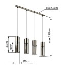 Globo 21000-4HN Pendelleuchte Annika 4x25W | E27