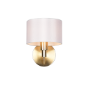 Trio 214470108 Wandleuchte Cassio 1x40W | E27 - Messing, weiß